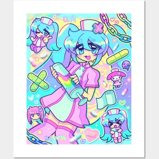 Hatsune Miku nurse Posters and Art